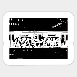 subway theme Sticker